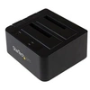 Image de Dual-Bay USB 3.1 to SATA Hard Drive Docking Station, USB 3.1 (10 Gbps) Hard Drive Dock, External 2.53.5 SATA IIIIII, SSDHDD Docking Station, Hot-Swap