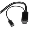 Image de Câble adaptateur HDMI, DisplayPort ou Mini DisplayPort vers HDMI de 2 m - Convertisseur HDMI, DP, Mini DP vers HDMI - Noir - Adaptateur vidéo - HDMI,