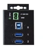 Image de Hub USB 3.0 - 10 ports - Industriel Concentrateur USB - Avec protection contre surtensions/DES - Métal - Rail DIN - Alimenté - Concentrateur (hub) -