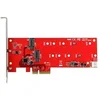 Image de Carte contrôleur PCI Express pour 2 SSD M.2 NGFF - Adaptateur PCIe vers 2x SSD SATA III 6 Gb/s - Contrôleur de stockage - M.2 - M.2 Card / SATA 6Gb/s