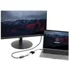 Image de Adaptateur USB Type-C vers DVI-I - M/F - 1920x1200 - Noir - Adaptateur vidéo / USB - 24 pin USB-C (M) pour DVI-I (F) - Thunderbolt 3 - support 1920 x