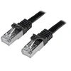 Image de Câble réseau Cat6 blindé SFTP sans crochet - 5 m Noir - Cordon Ethernet RJ45 anti-accroc - Câble patch - Cordon de raccordement - RJ-45 (M) pour