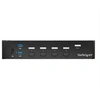 Image de Startech Switch KVM USB DisplayPort à 4 ports - Commutateur écran clavier souris DP avec hub USB 3.0 intégré - 4K 30 Hz (SV431DPU3A2) - Commutateur