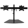 Image de Startech Support de bureau pour 2 écrans avec base à fabile encombrement - Fixation double moniteur (ARMBARDUO) - Pied - bras réglable - pour Ecran