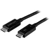 Image de StarTech Câble Thunderbolt 3 USB-C mâle/mâle - 0.5m - Noir