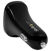 Image de Startech Chargeur de voiture double USB - Adaptateur allume cigare à 2 ports USB - Haute puissance (24 W/4,8 A) - Blanc - Adaptateur d'alimentation