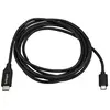 Image de Câble USB-C vers Micro USB de 2 m - Cordon USB Type-C vers Micro-B - Câble de charge compatible Thunderbolt 3 - M/M - USB 2.0 - Câble USB - 24 pin