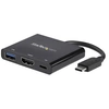 Image de Startech Adaptateur USB-C vers HDMI 4K - Power Delivery et port USB-A - Station d'accueil - USB-C / Thunderbolt 3 - HDMI