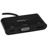 Image de Adaptateur multiport USB-C vers VGA - Convertisseur USB Type-C de voyage avec port USB-A et Power Delivery - Station d'accueil - USB-C / Thunderbolt