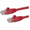 Image de Câble Ethernet 10 m - RJ45 Cat6 - Câble réseau sans accroc - UTP - Cordon patch - Catégorie 6 - Rouge - Cordon de raccordement - RJ-45 (M) pour RJ-45
