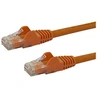 Image de Câble Ethernet 10 m - RJ45 Cat6 - Câble réseau sans accroc - UTP - Cordon patch - Catégorie 6 - Orange - Cordon de raccordement - RJ-45 (M) pour
