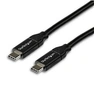 Image de Câble USB-C vers USB-C avec Power Delivery 5A de 2 m - Cordon USB 2.0 Type-C certifié USB-IF - Blanc - Câble USB - 24 pin USB-C (M) droit pour 24 pin