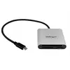 Image de Startech Lecteur et enregistreur multicartes USB 3.0 avec USB-C pour cartes mémoire SD, microSD et CompactFlash - Câble USB-C intégré - Lecteur de