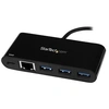 Image de Hub USB 3.0 à 3 ports avec Power Delivery et GbE - USB-C - Concentrateur (hub) - 3 x SuperSpeed USB 3.0 + 1 x 10/100/1000 - de bureau