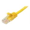 Image de Câble réseau Cat5e UTP sans crochet - 5 m Jaune - Cordon Ethernet RJ45 anti-accroc - Câble patch - Câble réseau - RJ-45 (M) pour RJ-45 (M) - 5 m -