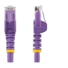 Image de Câble réseau Cat6 UTP sans crochet - 3 m Violet - Cordon Ethernet RJ45 anti-accroc - Câble patch - Câble réseau - RJ-45 (M) pour RJ-45 (M) - 3 m -