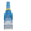 Image de Câble réseau Cat5e UTP sans crochet - 50 cm Bleu - Cordon Ethernet RJ45 anti-accroc - Câble patch - Cordon de raccordement - RJ-45 (M) pour RJ-45 (M)