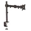 Image de Support de bureau pour ecran a fixation VESA jusqu'a 27" et 8 kg - Bras articule pour moniteur - Acier robuste - bras réglable