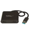 Image de USB vers double HDMI - 4K - Adaptateur USB vers HDMI - Carte graphique externe - USB 3.0 vers HDMI