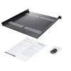 Image de Etagère ventilée 1U pour armoire serveur - Profondeur de 400 mm - Etagère cantilever montable en rack - Acier (CABSHELF116V) - Etagère pour rack -