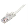 Image de Câble réseau Cat5e UTP sans crochet de 7 m - Blanc - Cordon de raccordement - RJ-45 (M) pour RJ-45 (M) - 7 m - UTP - CAT 5e - sans crochet - blanc