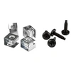 Image de vis et écrous clip 10-32 pour rack serveur - vis de montage et écrous clip coulissants pour armoire - paquet de 50 - kit de vis pour rack