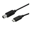 Image de Câble USB C - 3 m - USB-C vers USB-B - Câble imprimante - USB 2.0 - Cordon USB Type-C - Câble imprimante USB C - Câble USB - 24 pin USB-C (M) droit