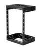 Image de 15U 19 Wall Mount Network Rack - Adjustable Depth 12-20 2 Post Open Frame Server Room Rack for AV/Data/ IT Communication/Computer Equipment/Switch