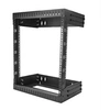 Image de Rack serveur mural 12U - Armoire réseau - Prof. 30 à 50 cm - Rack - montable sur mur - noir - 12U - 20"