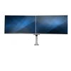 Image de Bras moniteur sur bureau pour 2 écrans - Multidirectionnel - Kit de montage - bras réglable - pour 2 écrans LCD - aluminium - argent - Taille d'écran