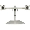 Image de StarTech Dual-Monitor Stand - Horizontal - Silver