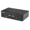 Image de 2 Port DisplayPort KVM Switch - 4K 60Hz - Single Display - Dual Port UHD DP 1.2 USB KVM Switch with Integrated USB 3.0 Hub & Audio - Dell HP Apple