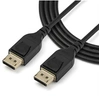 Image de Câble startech USB vers USB 2m ,câble certifié vesa 8k 60hz hbr3, Noir