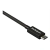 Image de StarTech Câble Thunderbolt 3 de 0,8 m - 40 Gbps - Compatible USB-C - Câble Thunderbolt - USB-C (M) pour USB-C (M) - Thunderbolt 3 / USB / DisplayPort