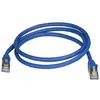 Image de Câble réseau Ethernet RJ45 Cat6 sans crochet - 5m/STP/bleu - Cordon de raccordement - RJ-45 (M) pour RJ-45 (M) - 5 m - STP - CAT 6a - moulé, sans