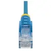 Image de Câble réseau Ethernet RJ45 Cat6 sans crochet - 50cm/UTP/bleu - Cordon de raccordement - RJ-45 (M) pour RJ-45 (M) - 50 cm - CAT 6 - sans crochet -