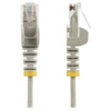 Image de Cable reseau Ethernet RJ45 Cat6 de 3 m - Cordon de brassage mince Cat 6 UTP sans crochet - Fil Gigabit gris (N6PAT300CMGRS) - Cordon de raccordement