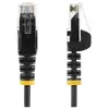 Image de Cable reseau Ethernet RJ45 Cat6 de 3 m - Cordon de brassage mince Cat 6 UTP sans crochet - Fil Gigabit noir (N6PAT300CMBKS) - Cordon de raccordement