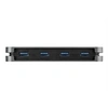 Image de Hub USB 3.0 à 4 Ports - USB-A vers 4x USB-A - Mini Hub USB 3.1 Gen 1 Type-A SuperSpeed 5Gbps - Alimenté par Bus - Concentrateur USB avec Câble 28cm