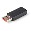 Image de Adaptateur Chargeur USB Sécurisé - Data Blocker - Charge Only USB-A Mâle vers Femelle - Protection Chargeur No-Data pour SmartPhone/Tablette -