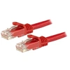 Image de Cordon de raccordement UTP CAT6 (1,5 m) sans crochet - Rouge - Cordon de raccordement - RJ-45 (M) pour RJ-45 (M) - 1.5 m - UTP - CAT 6 - sans crochet