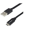 Image de USB to USB C Cable - 2 m USB 2.0 Type C Cable 10 Pack - Câble USB - USB (M) pour 24 pin USB-C (M) - USB 2.0 - 2 m - noir (pack de 10)