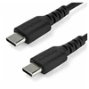 Image de Câble de Chargement USB-C 1m - Cordon de Chargement USB 2.0 Type C vers USB-C pour PC Portable - Gaine TPE Fibre Aramide M/M 60W Noir - Samsung S10