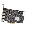 Image de Startech Carte PCIe 4 Ports USB 3.2 Gen 2 10Gbps - Carte Contrôleur Hôte USB 3.1/3.2 Gen 2 Type-A PCI Express 3.0 x 2 - 4xUSB-A - Carte Adaptateur