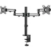 Image de Bras pour écran PC à double affichage en aluminium - Double articulage - Pour moniteurs à montage VESA jusqu'à 30" (ARMDUAL3) - Kit de montage - bras