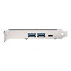 Image de Startech Carte PCIe USB 5 Ports - Carte PCI Express USB 3.1 10Gbps Gen 2 avec 1x USB-C & 2x USB-A - 1x IDC 2 Ports (Connecteur Interne USB 5Gbps) -