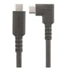 Image de Câble USB-C Robuste à Angle Droit de 2m, USB 3.2 Gen 2, 4K60 - Câble USB - 24 pin USB-C (M) droit pour 24 pin USB-C (M) angle droit - USB 3.2 Gen 1 -