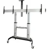 Image de STNDMTVDUO support pour téléviseur 152,4 cm (60") Noir, Argent