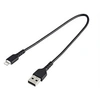 Image de Câble USB-A vers Lightning Noir Robuste 30cm - Câble de Charge/Synchronisation de Type A vers Lightning en Fibre Aramide - iPad/iPhone 12 - Certifié