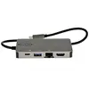 Image de Adaptateur Multiports USB-C - USB-C vers HDMI 4K 30Hz/VGA 1080p - Mini Dock USB Type-C - Alimentation 100W - Hub USB 3 Ports USB 5Gbps - GbE - Câble